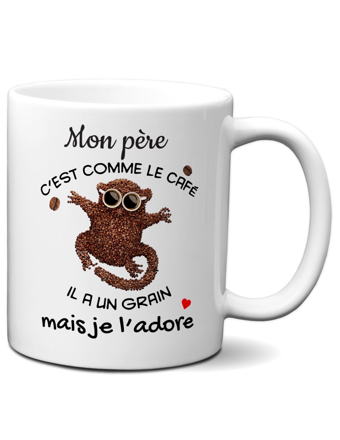 Tasse Mug Cadeau Papa Mon P Re C Est Comme Le Caf Il A Un Grain