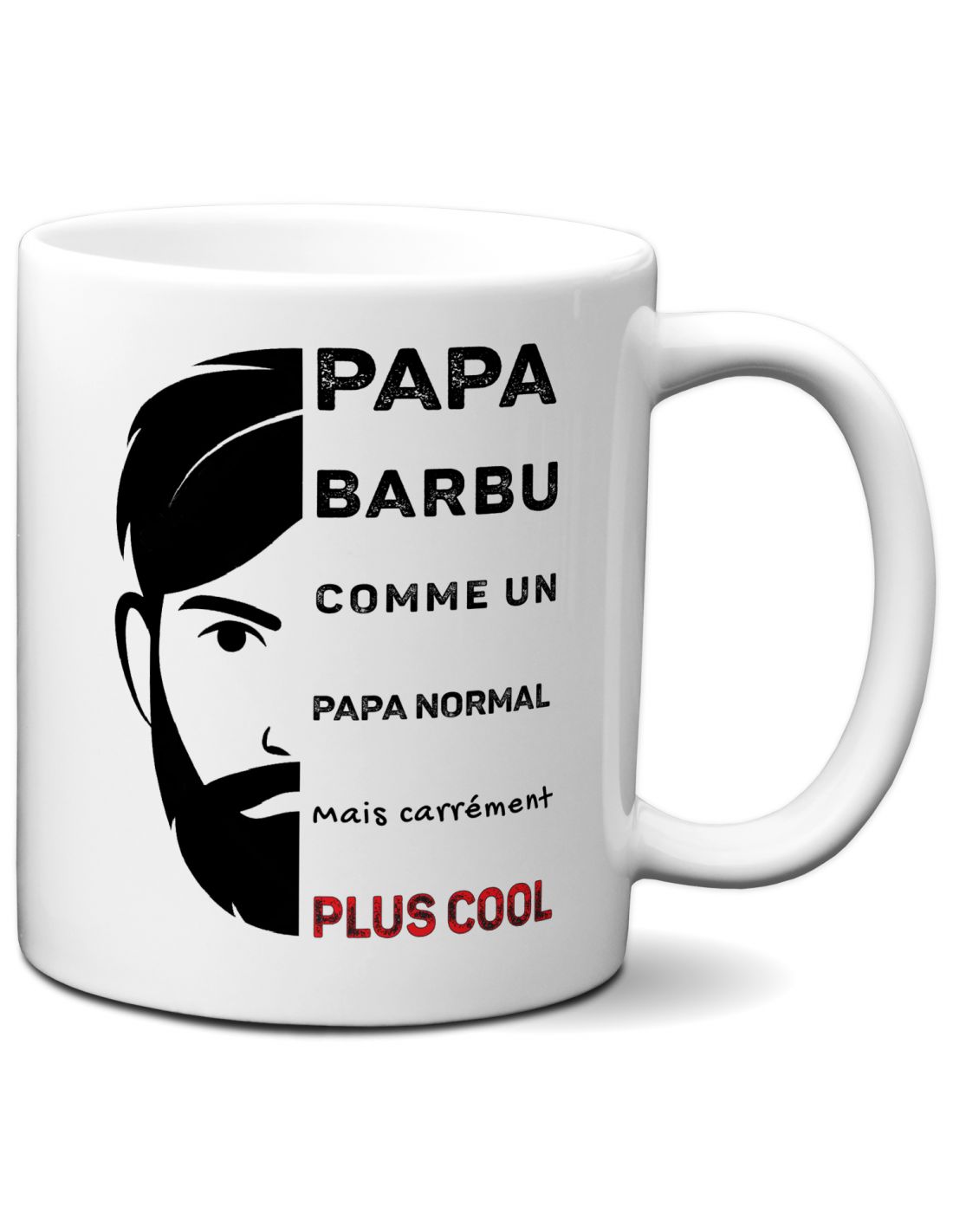 Tasse Mug Cadeau Papa Papa Barbu Plus Cool Id E Cadeau Humour Papa