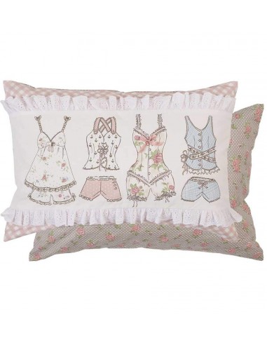 Coussin shabby Les nuisettes