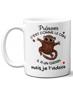 Mug Humour Génial Merci le Cadeau Pourri Tasse Message drôle. Idée