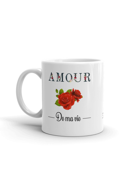 Tasse Mug Cadeau Saint Valentin Couple Amour De Ma Vie Original Anniversaire Mariage L 