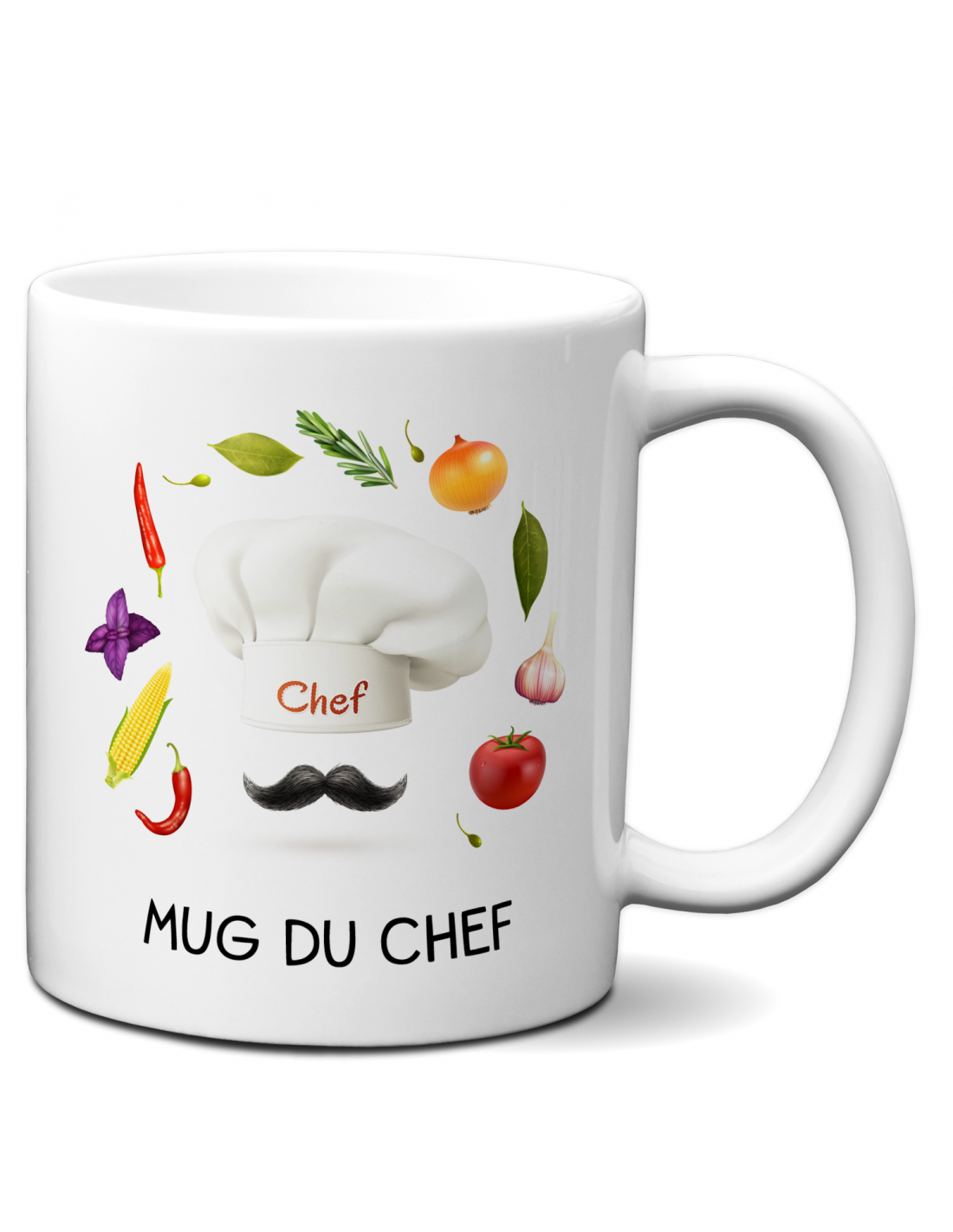 Tasse-Mug Cadeau - Le Mug du Chef - Cuisine Top Chef Maman Papa L'Esprit  des Anges