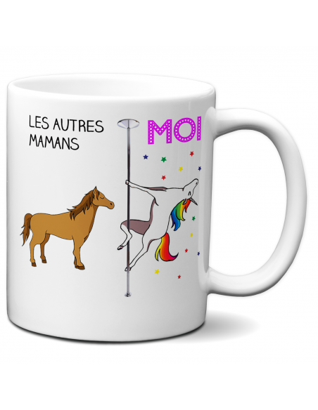 Tasse-Mug Cadeau Meilleure Maman Licorne Idée Cadeau Humour Maman Original  Anniversaire Fête de Mères L'Esprit des Anges