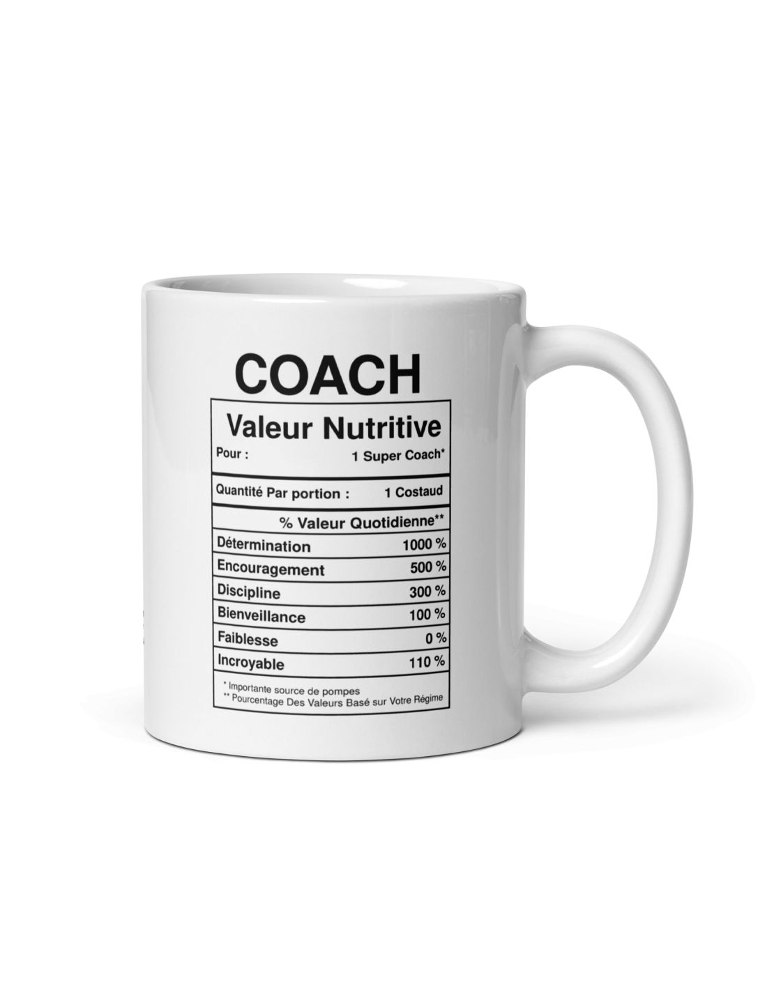 Mug coach super pouvoir - cadeau homme coach humour drôle idéal pour a