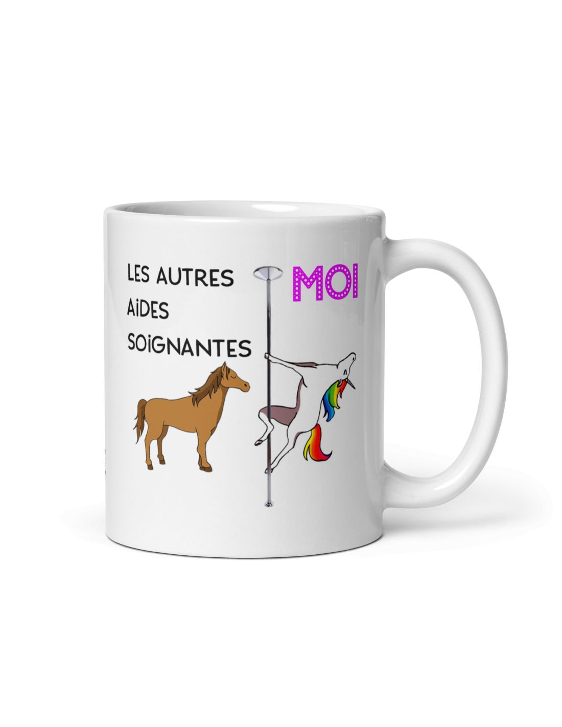 Tasse-Mug Meilleure Aide-soignante Licorne - Idée Cadeau Humour