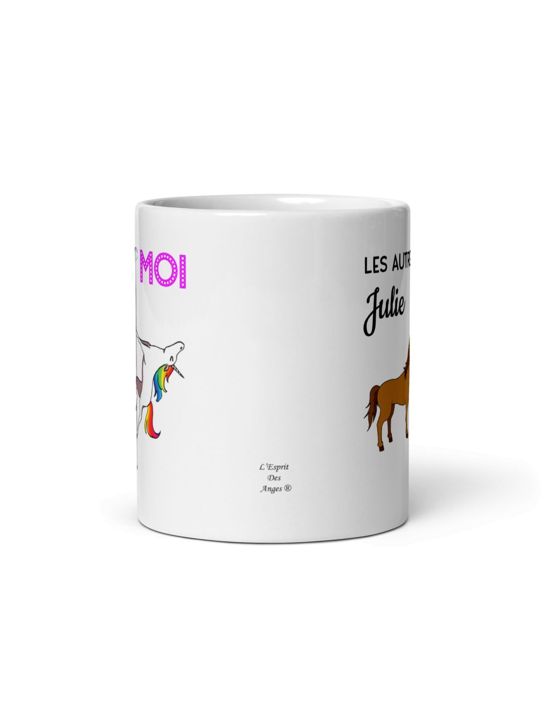 Mug je peux pas j ai licorne - cadeau licorne humour, mug drôle, tasse  licorne femme, objet licorne copine, mug rigolo enfant fille