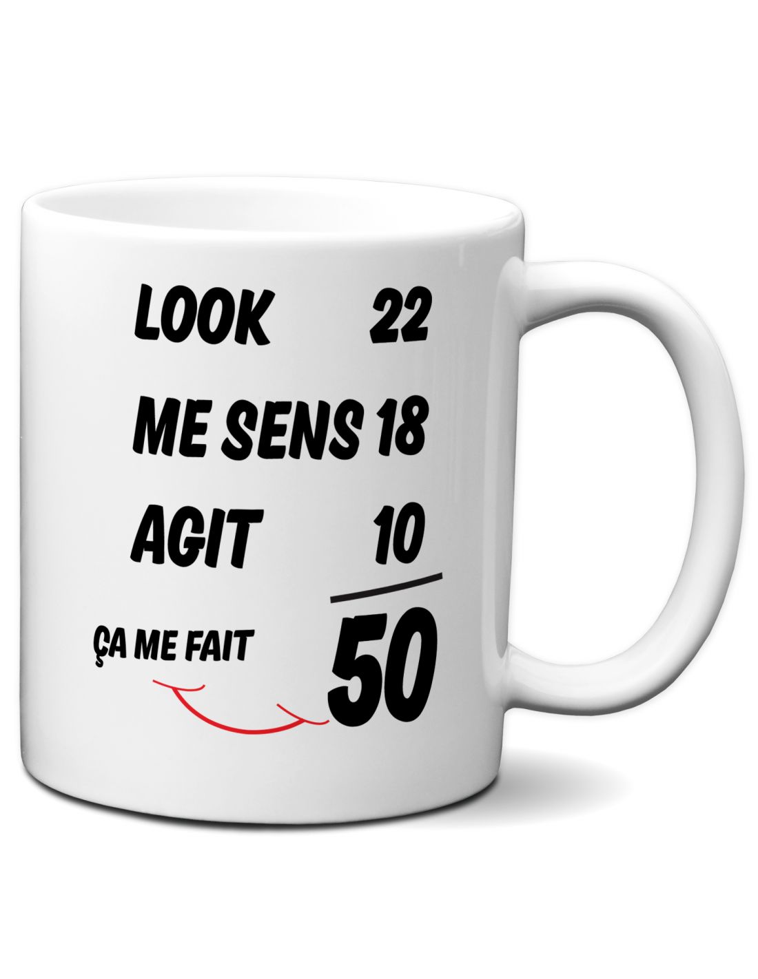 Mug Anniversaire 10 Ans Rigolo drôle - Tasse Cadeau Anniversaire